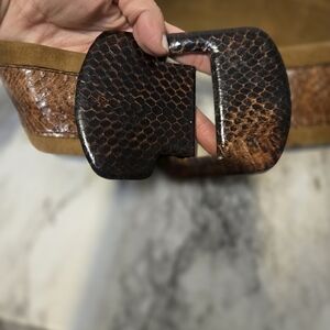 Elegant Brown Reptile Habitat Belt